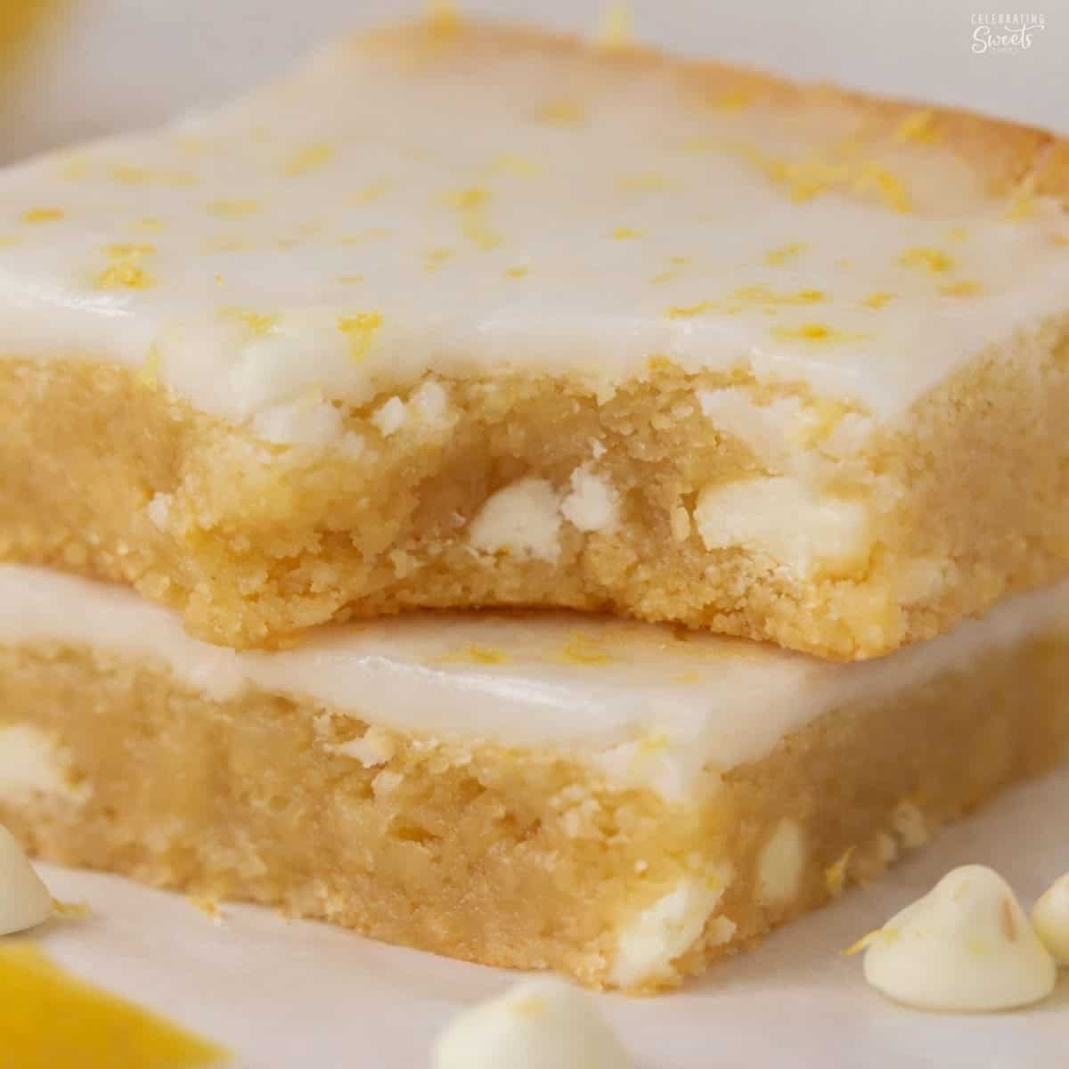 White Chocolate Lemon Brownies