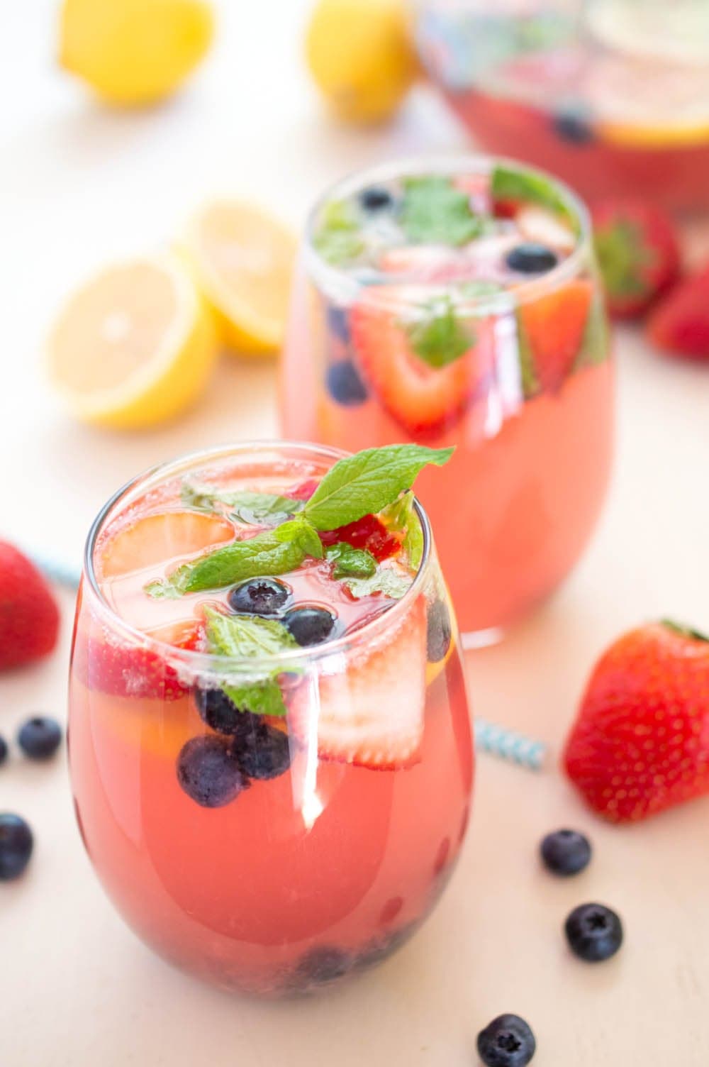 Spiked Berry Lemonade