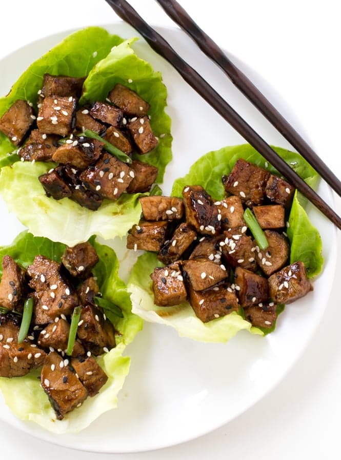 Asian Pork Lettuce Wraps
