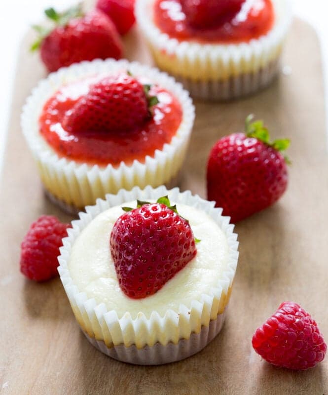 Mini Cheesecake Cupcakes