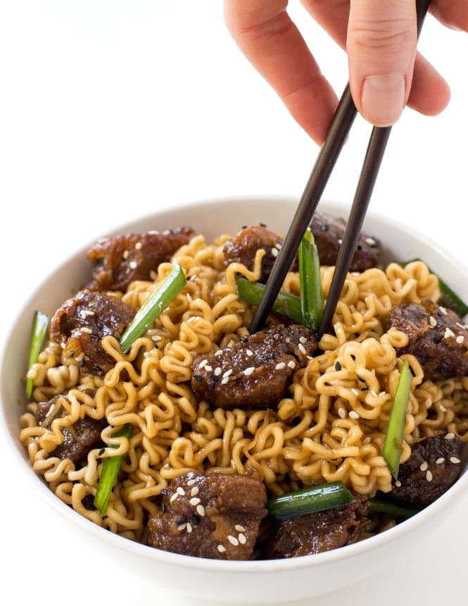 Mongolian Beef Ramen