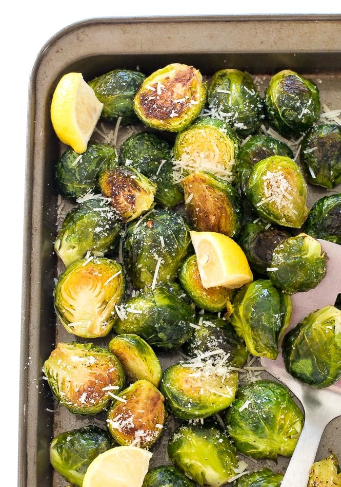 Roasted Garlic Brussels Sprouts