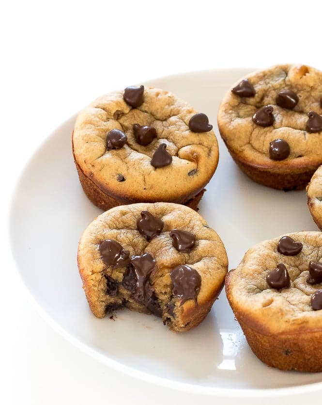 Flourless Peanut Butter Banana Muffins