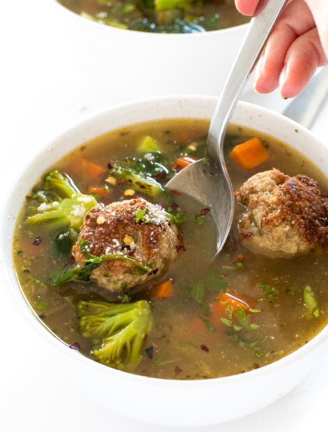 Turkey Meatball Vegetable Soup