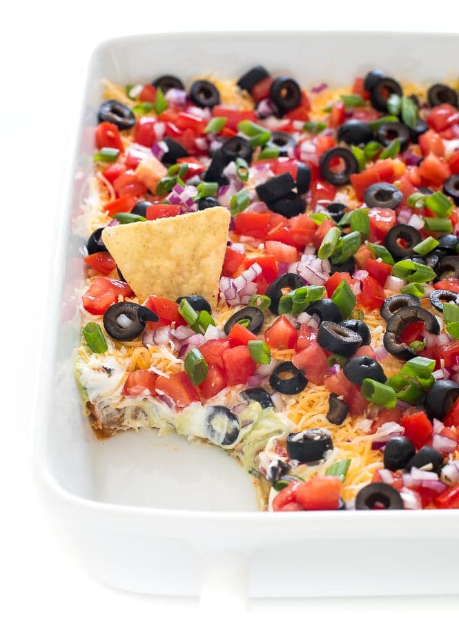 Easy 7 Layer Dip