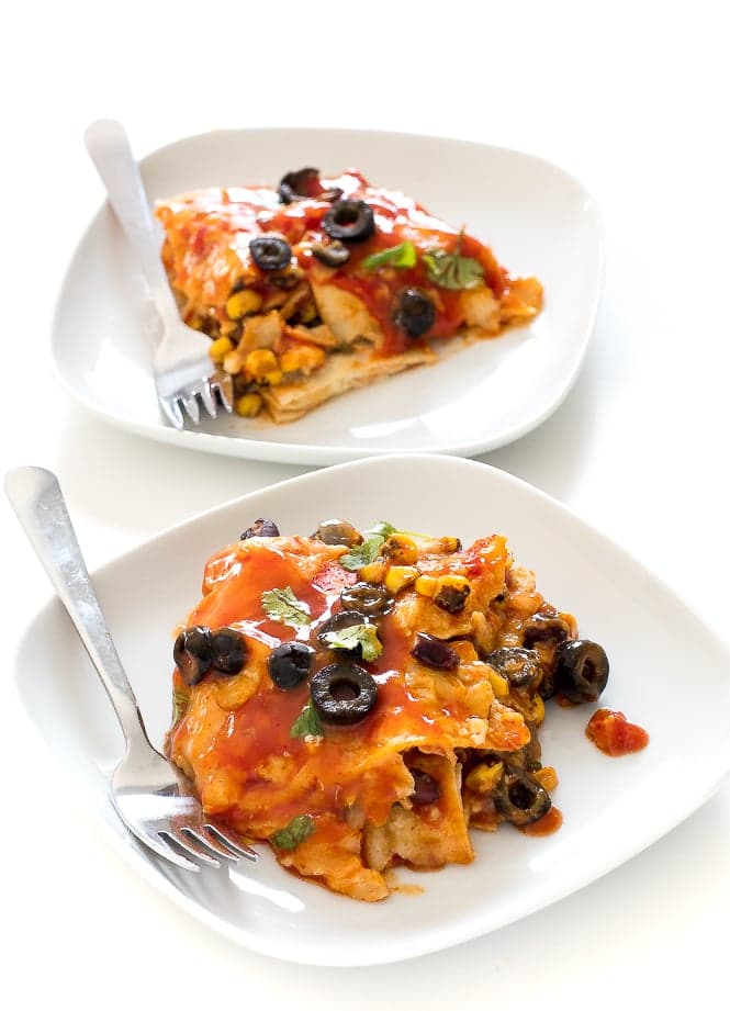 Vegetarian Enchilada Casserole