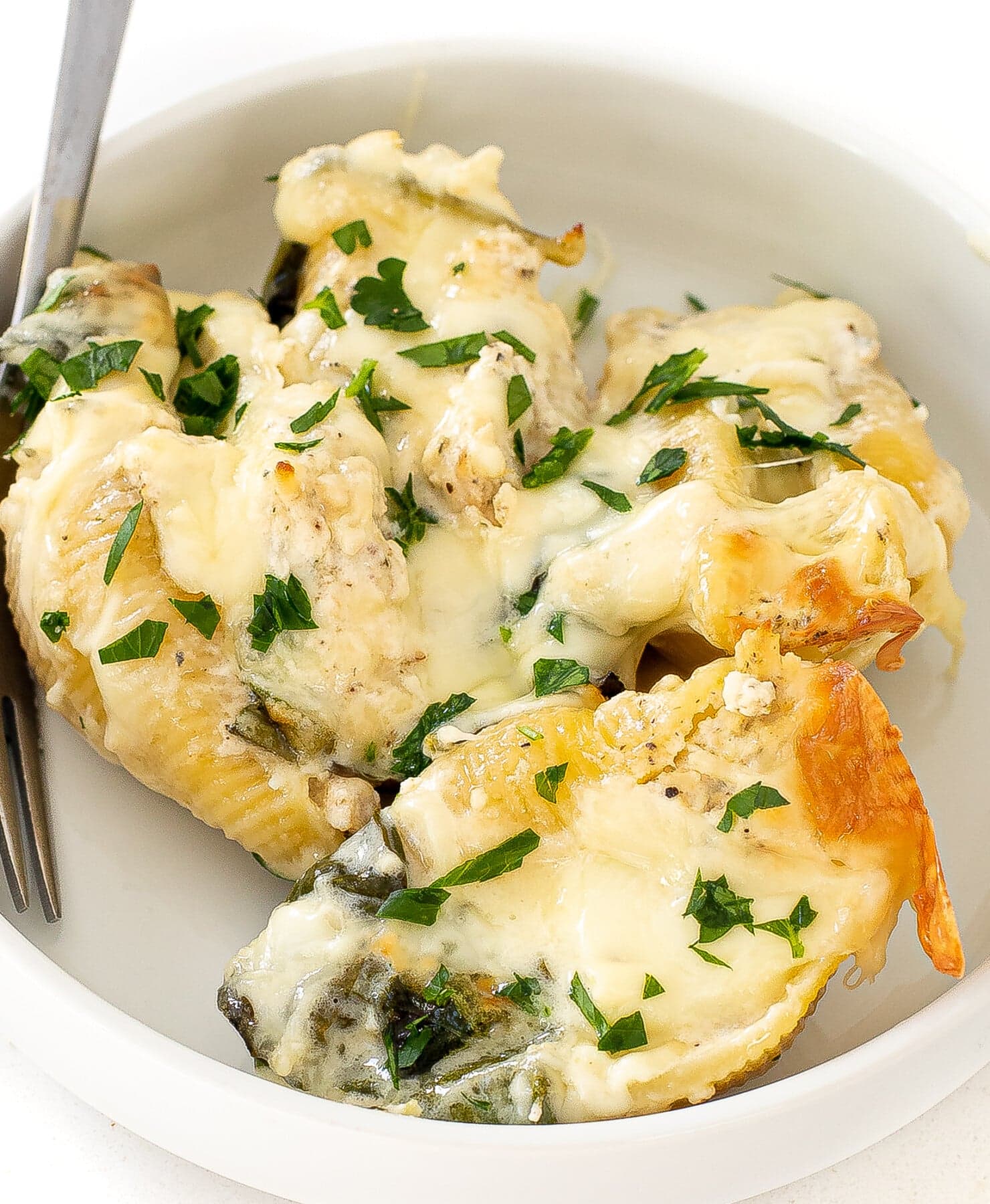 Alfredo Stuffed Shells