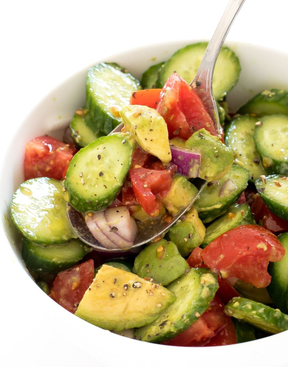 Cucumber Avocado Salad