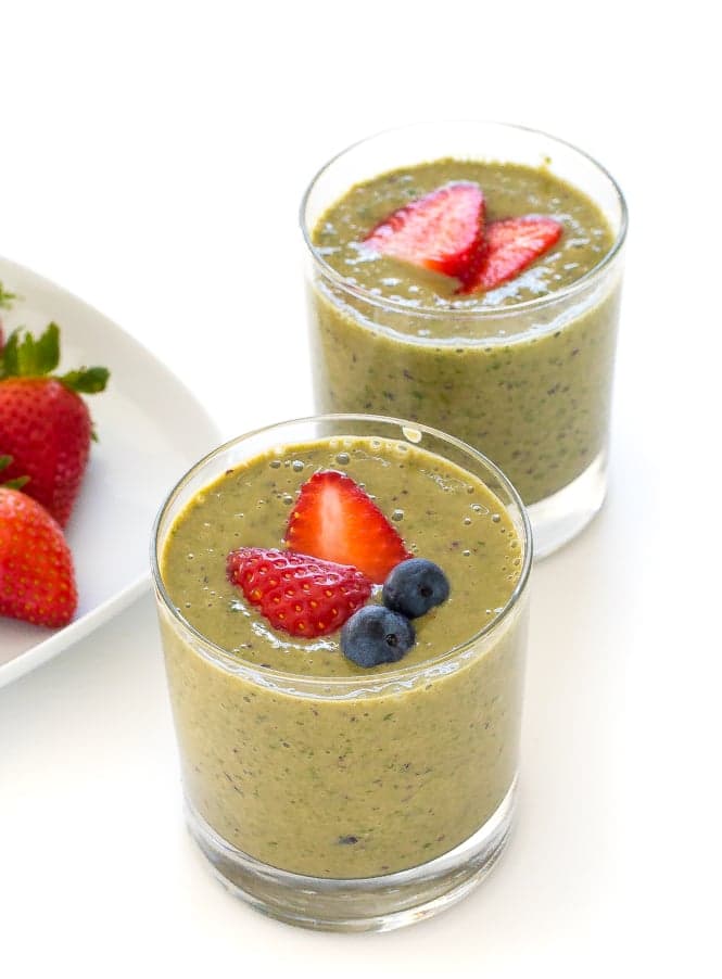 Very Berry Spinach Smoothie