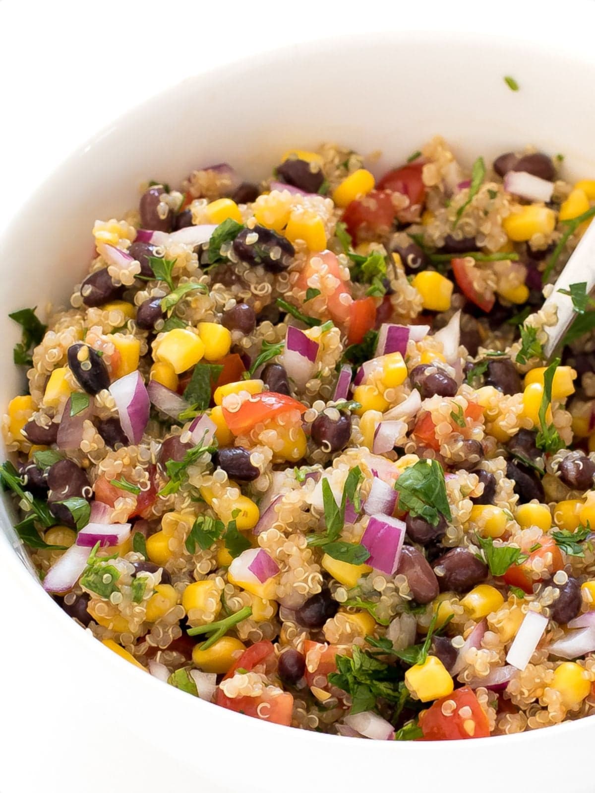Tomato and Black Bean Quinoa Salad