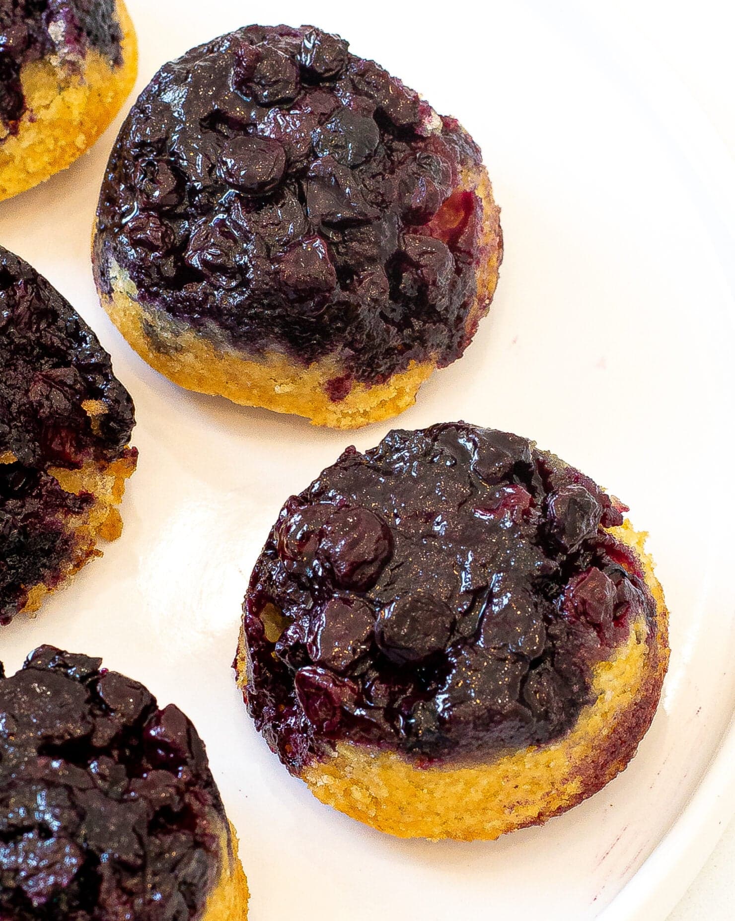 Mini Blueberry Upside Down Cakes