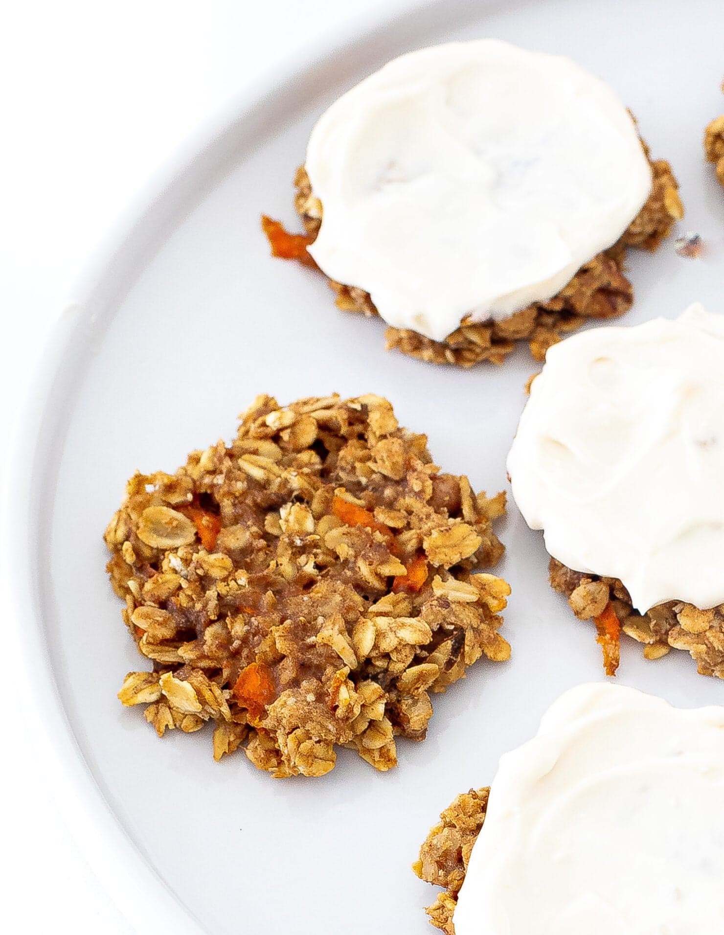 Healthy Carrot Cake Cookies