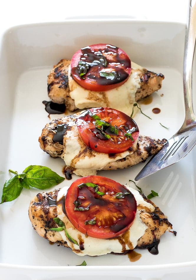 Grilled Chicken Caprese