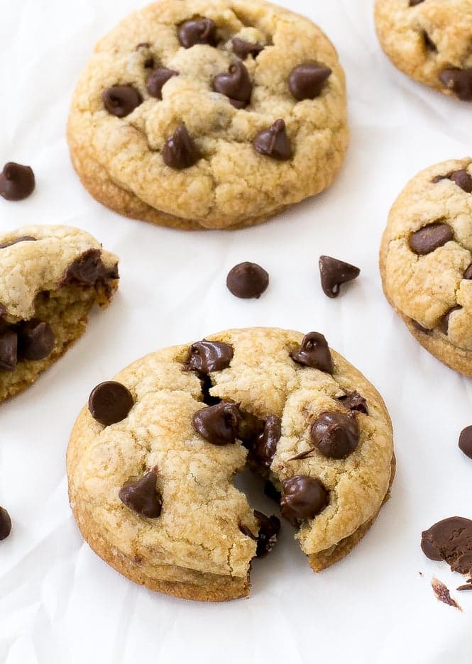 Coconut Oil Chocolate Chip Cookies