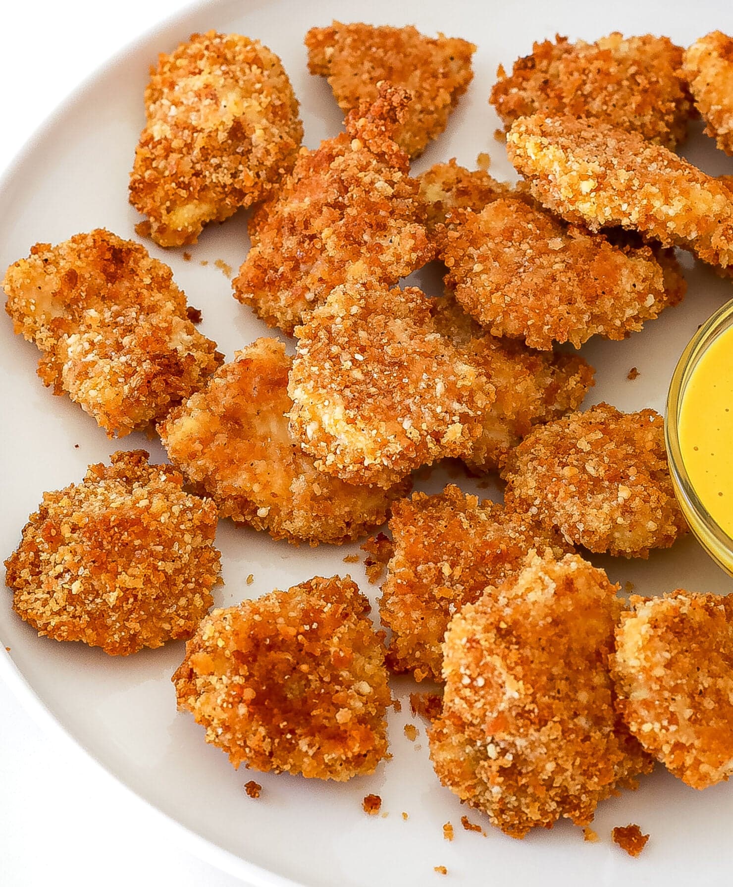 Baked Parmesan Garlic Chicken Nuggets
