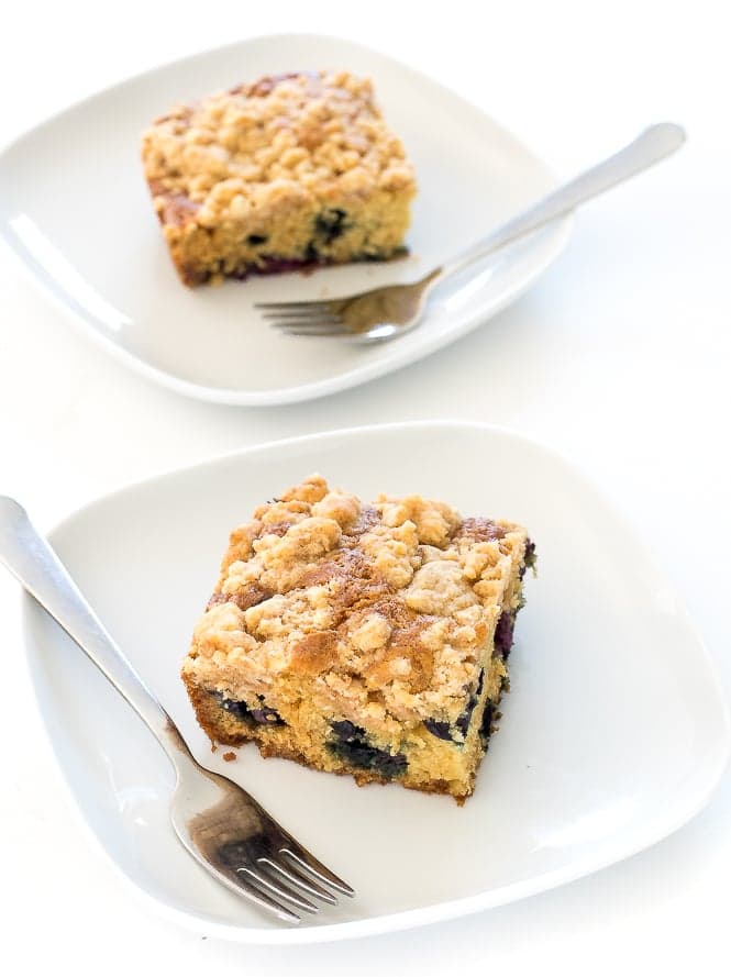 Blueberry Sour Cream Coffee Cake