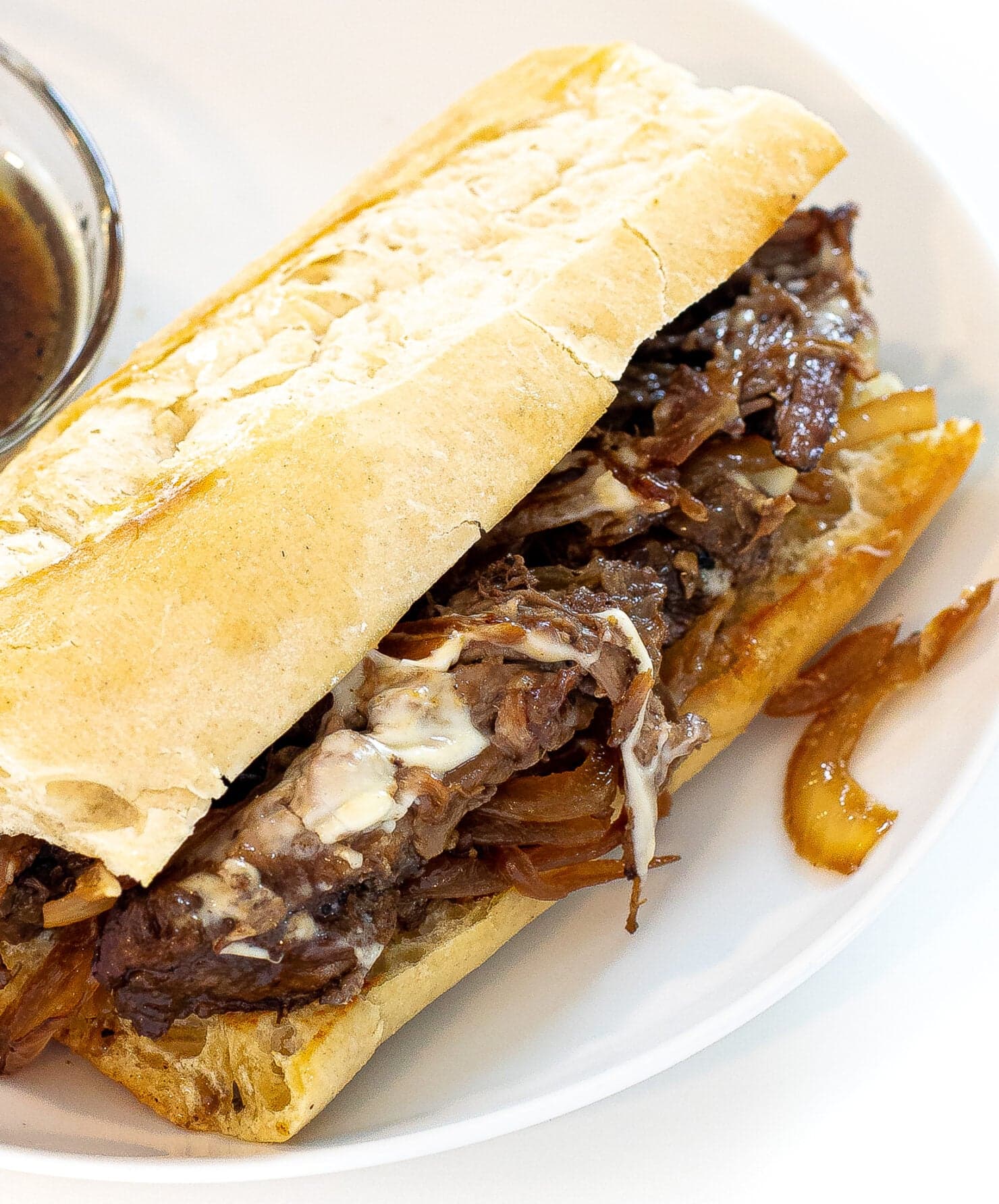 Slow Cooker French Dip Sandwiches