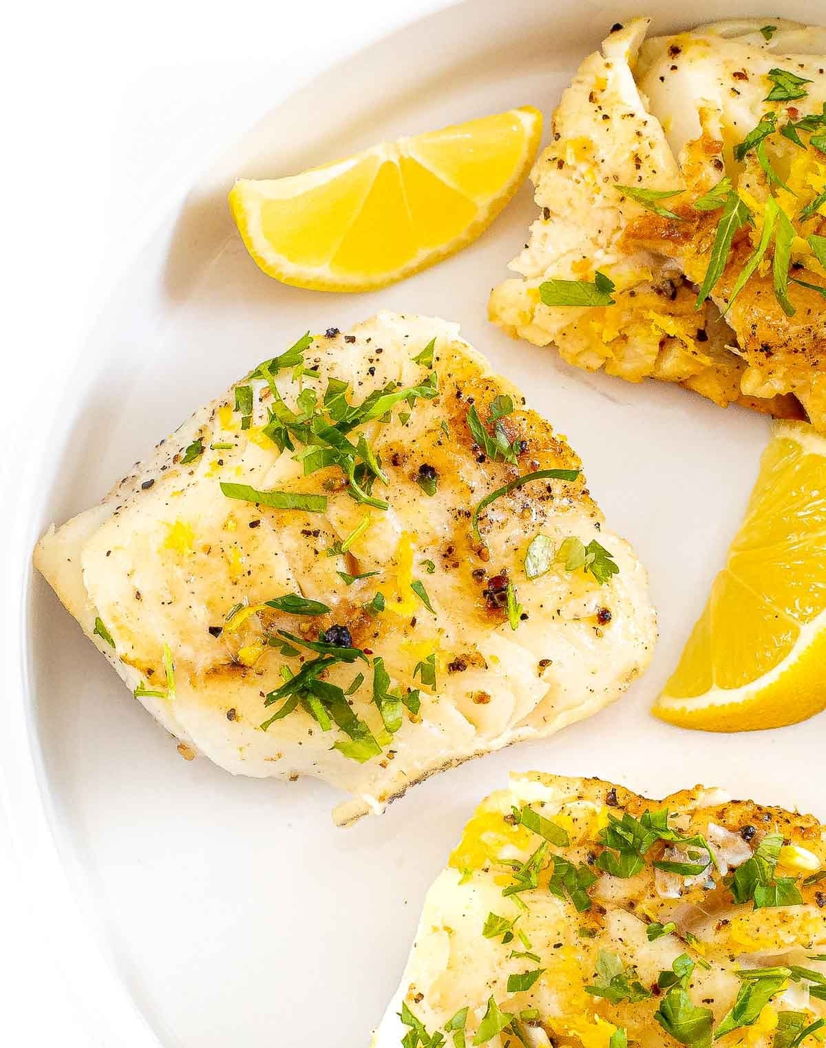 Lemon Garlic Cod