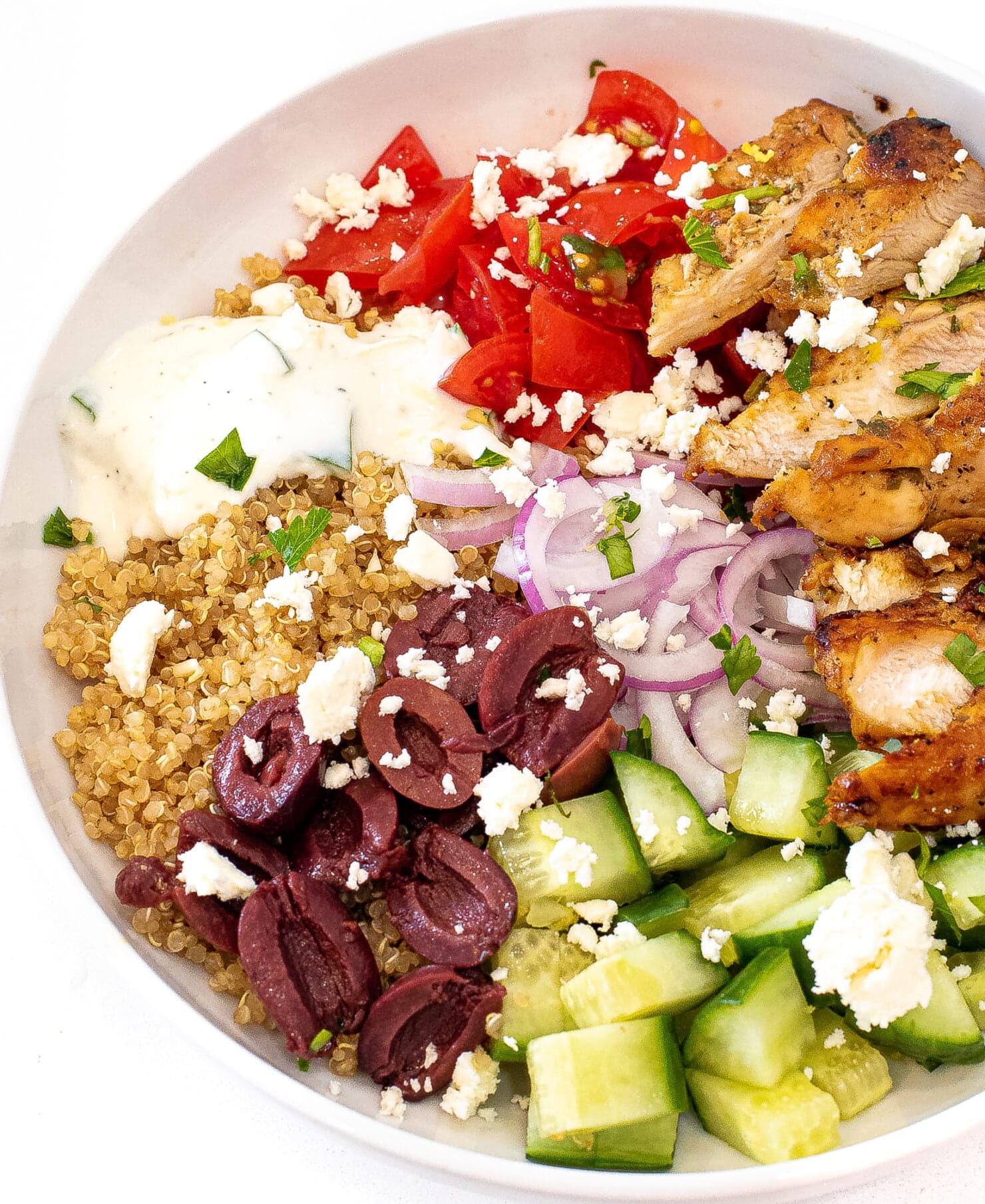 Greek Chicken Bowls