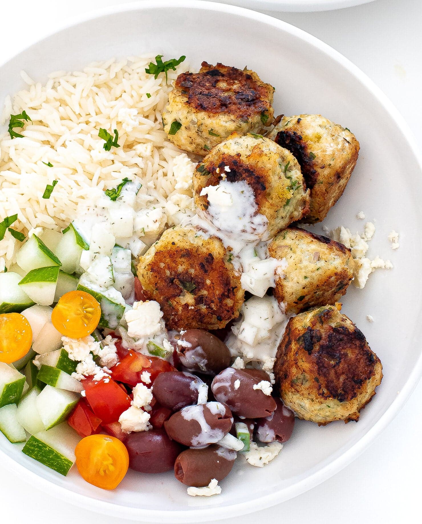 Greek Chicken Meatballs