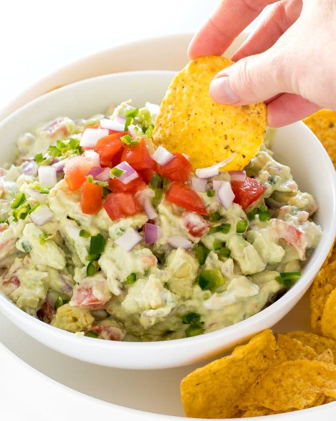 Healthy Greek Yogurt Guacamole