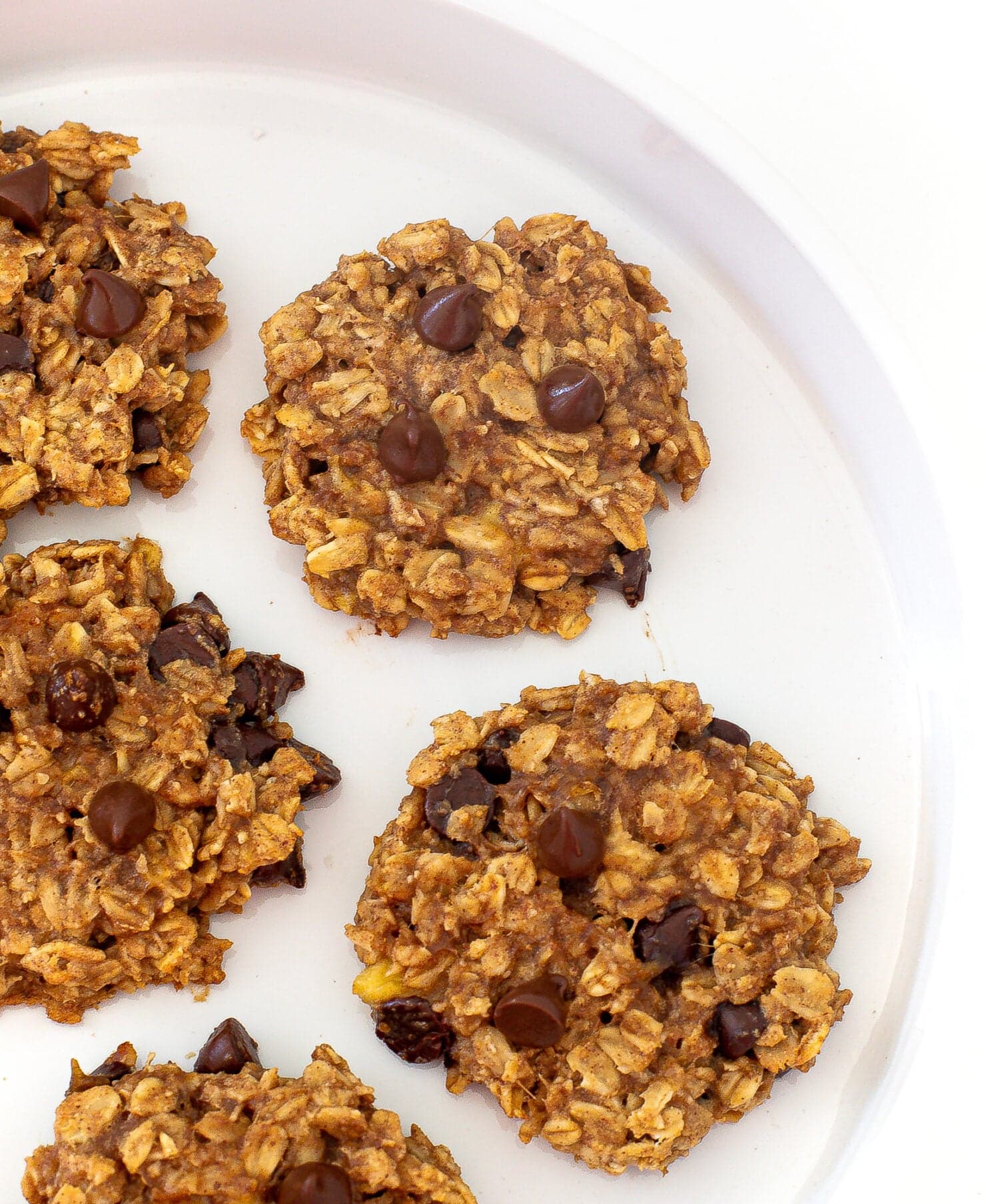 Healthy Banana Oatmeal Cookies