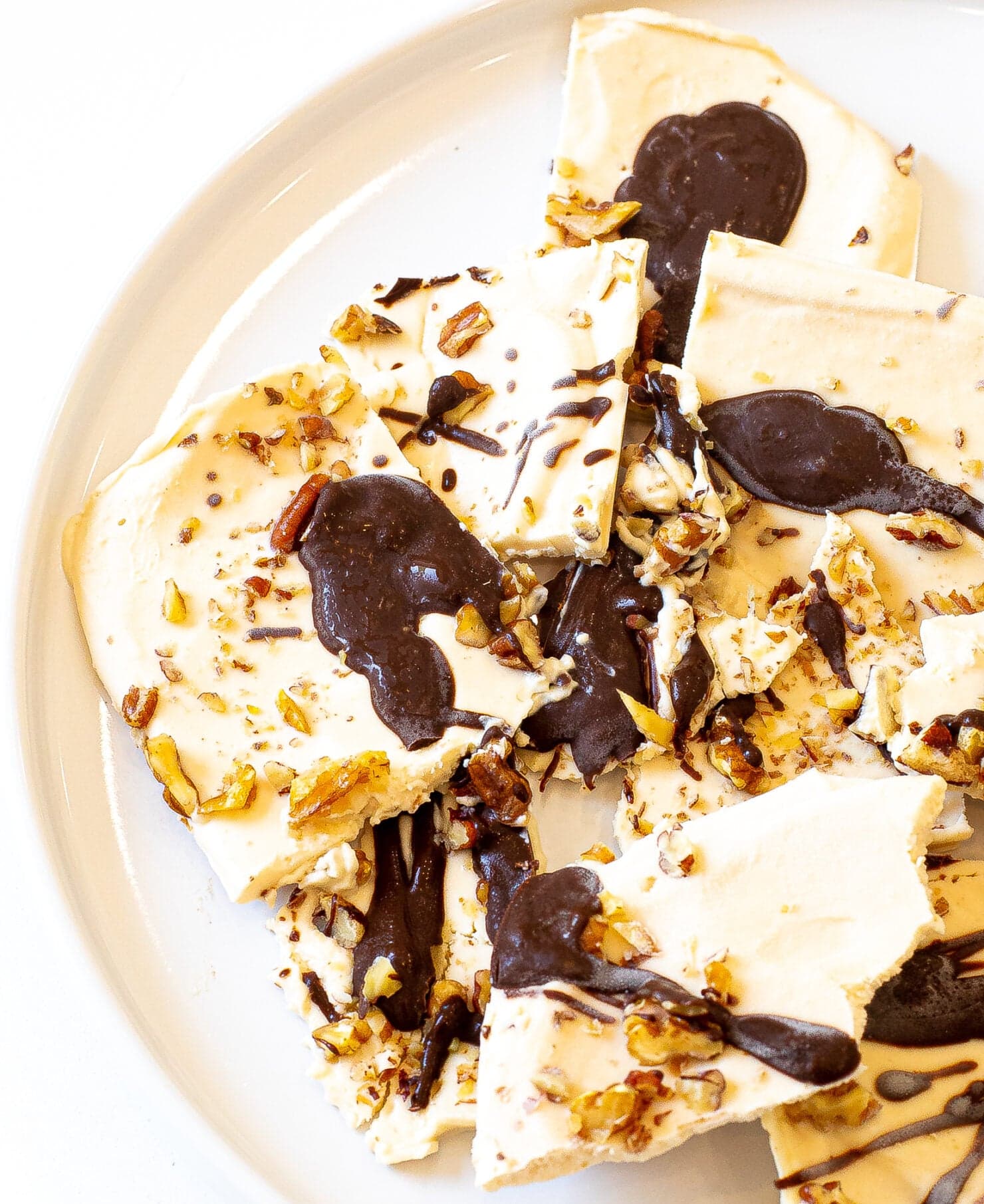 Frozen Cottage Cheese Bark