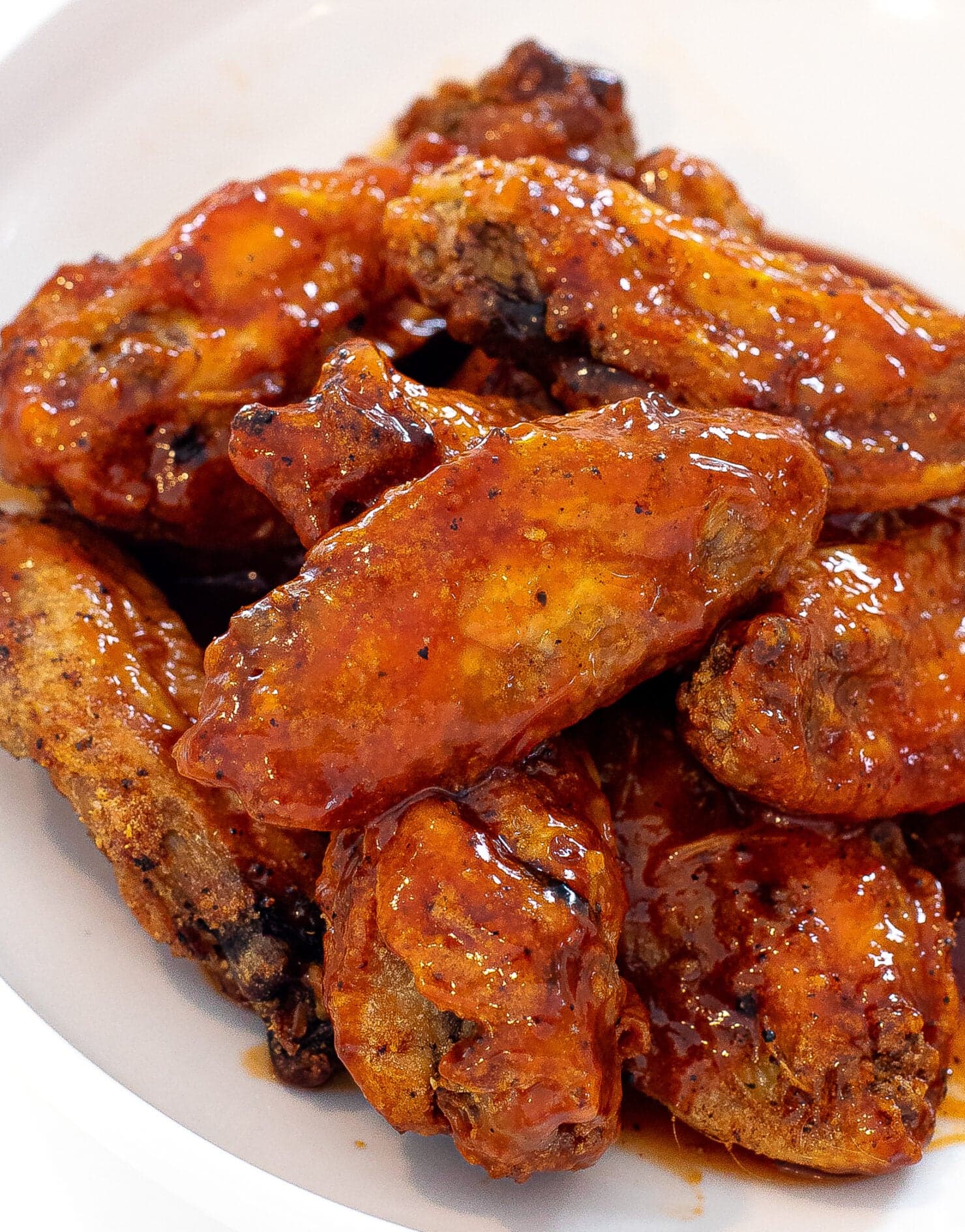 Crispy Baked Honey Chipotle Chicken Wings