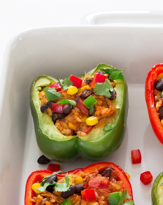 Chipotle Chicken Stuffed Peppers