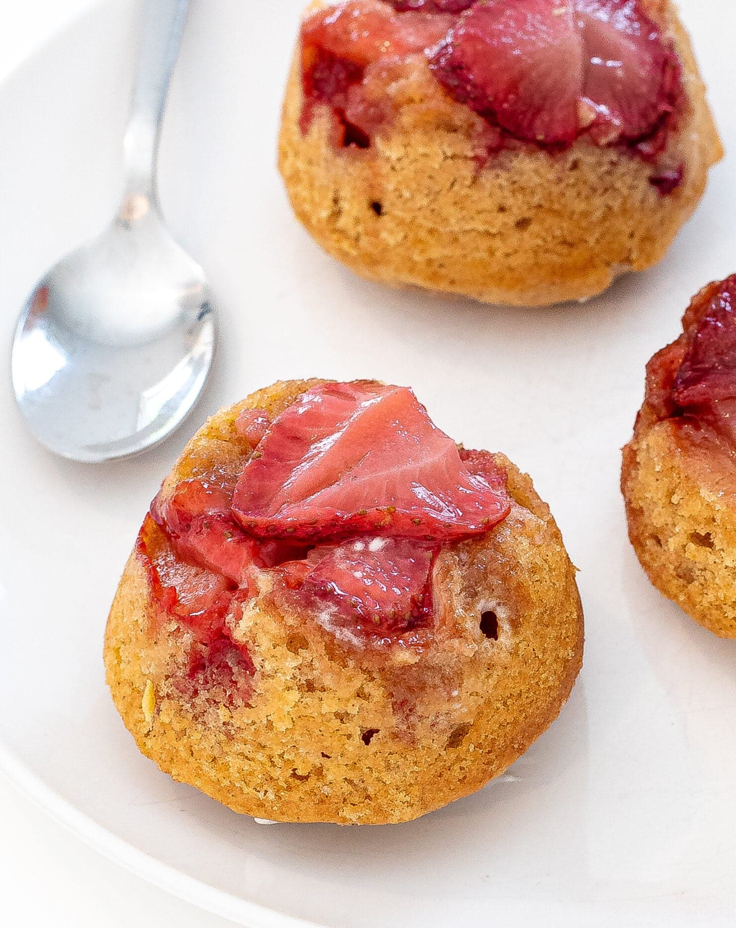 Mini Strawberry Upside Down Cakes