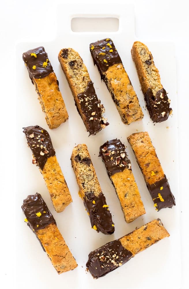Orange Chocolate Chip Biscotti