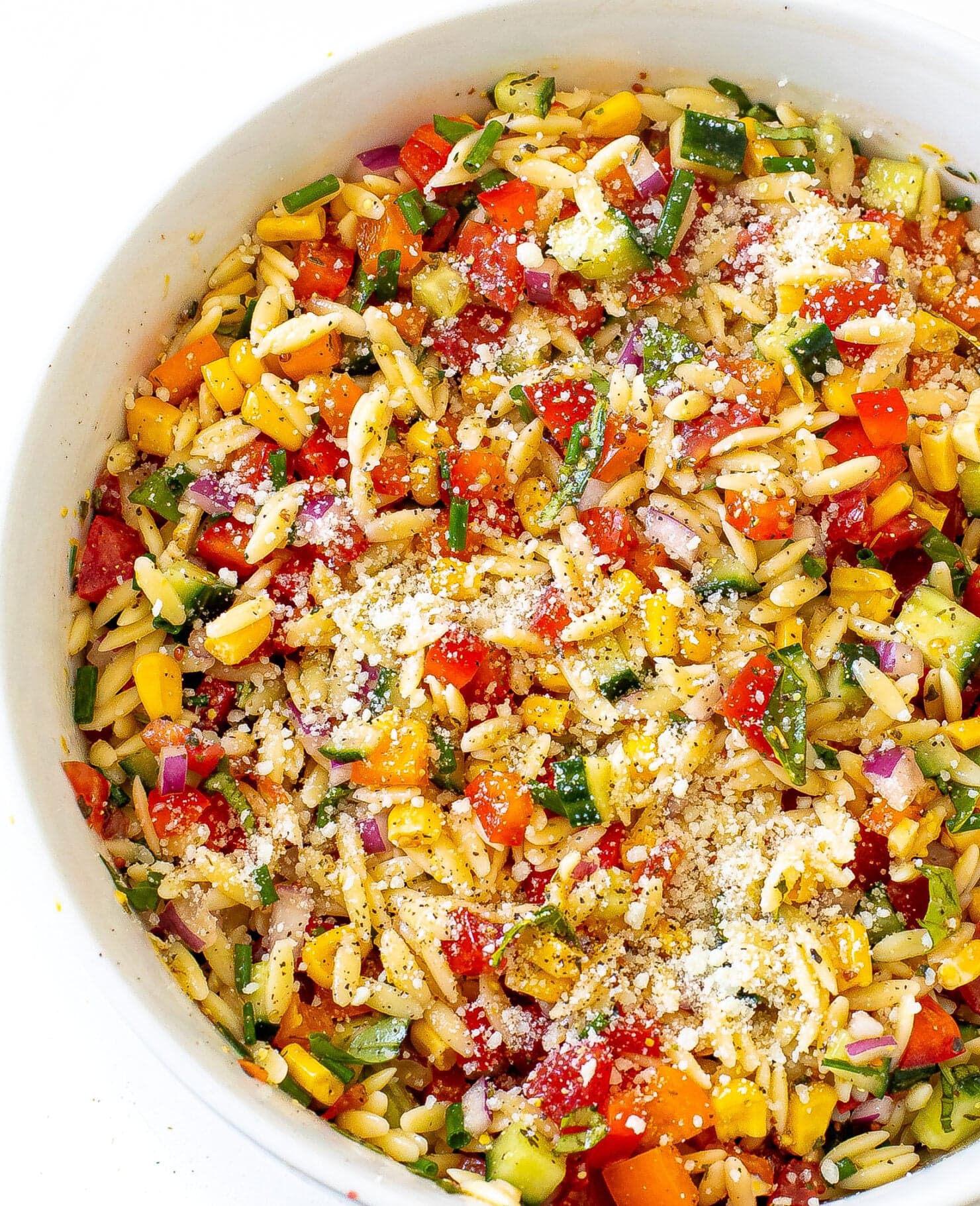 Summer Orzo Pasta Salad
