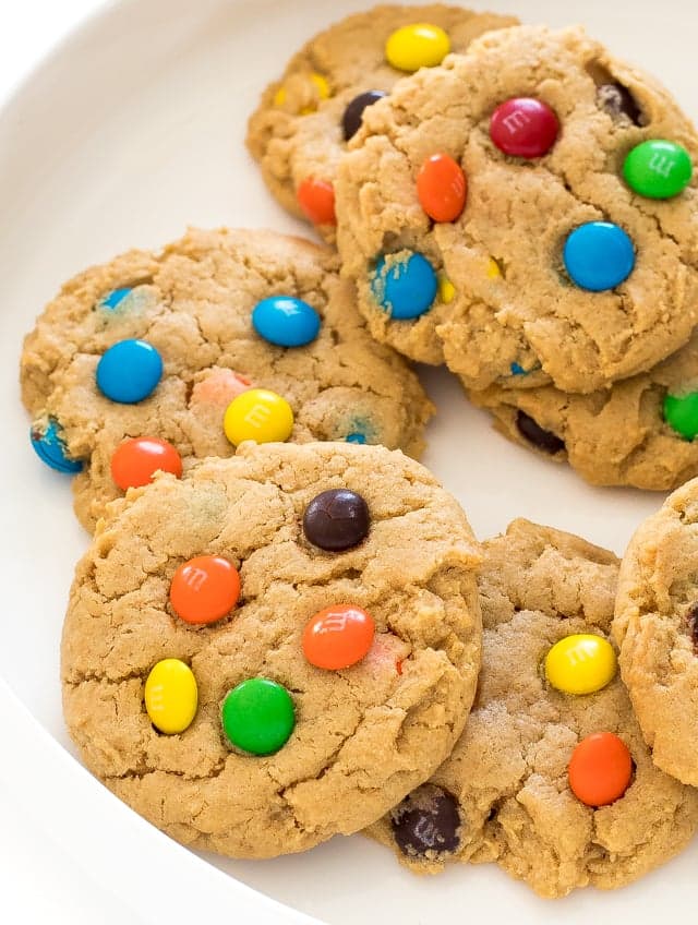 Peanut Butter M & M Cookies