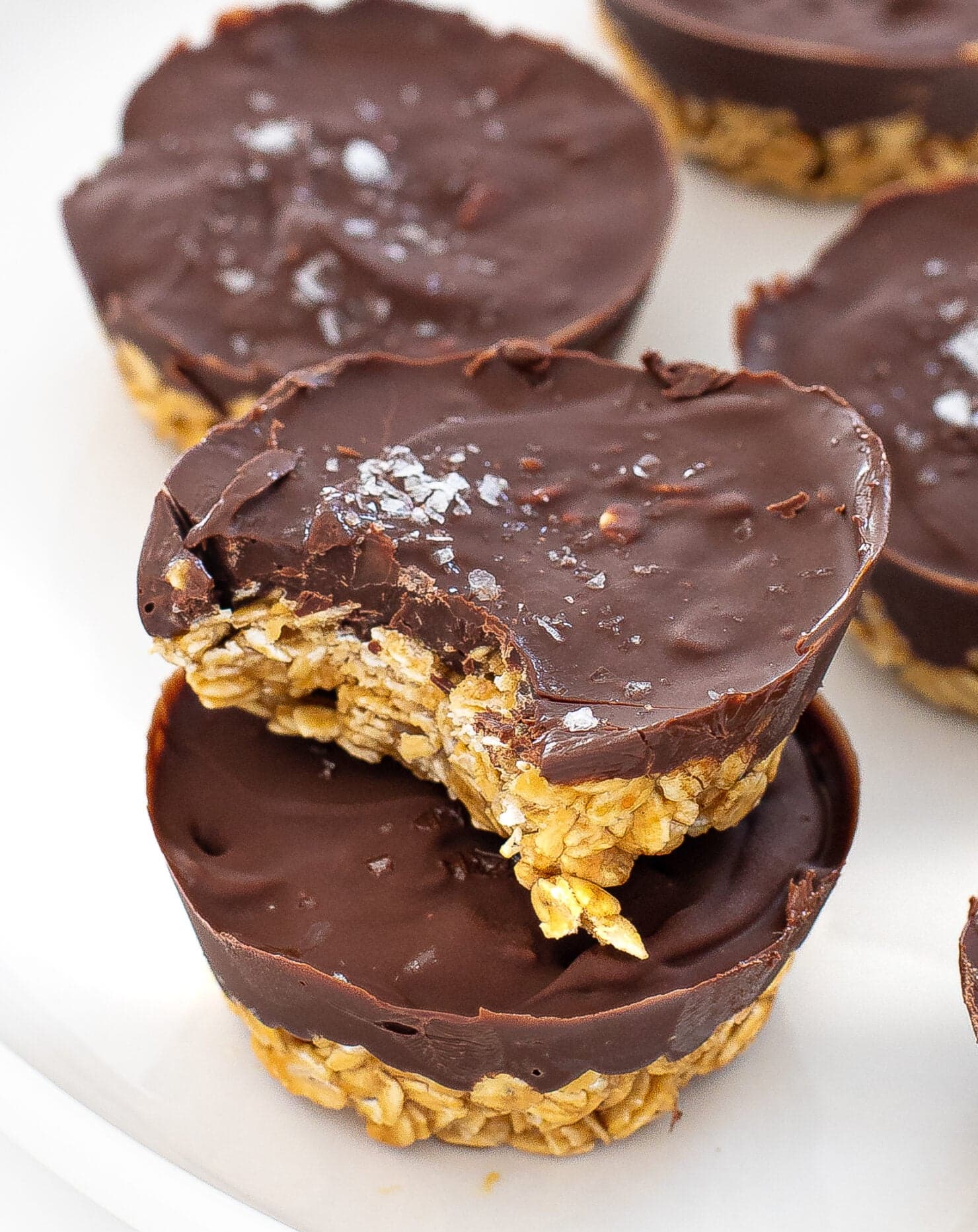 No Bake Peanut Butter Oat Cups