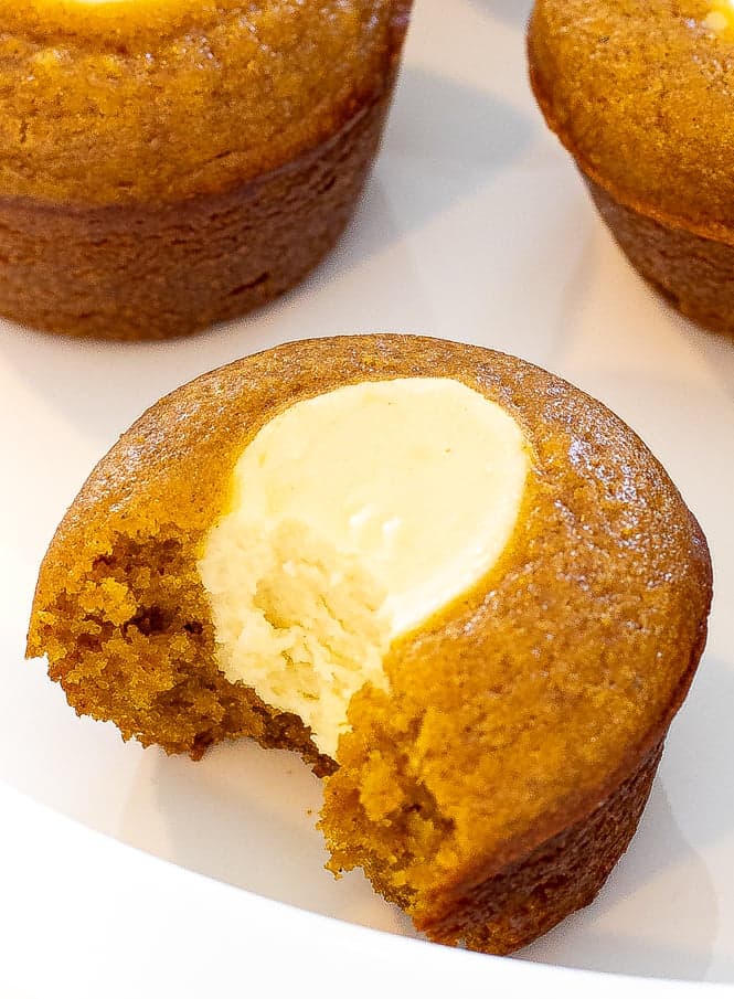 Pumpkin Cream Cheese Muffins