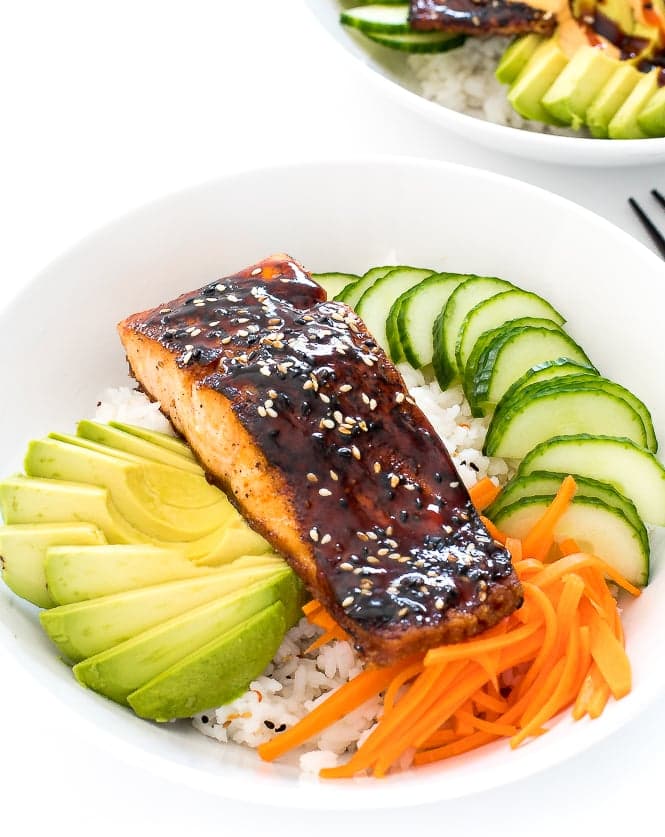 Salmon Sushi Bowls