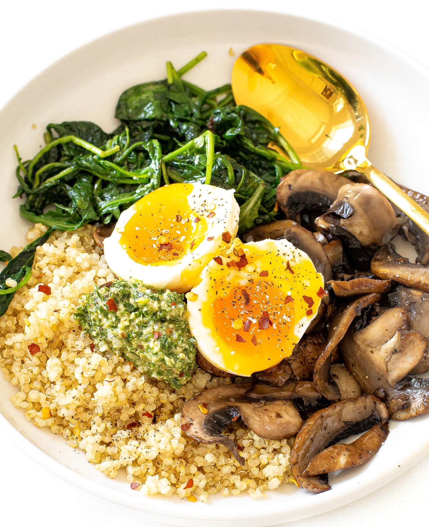 Savory Quinoa Breakfast Bowls