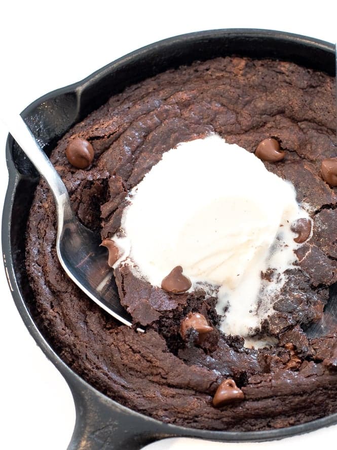 Triple Chocolate Brownie for Two