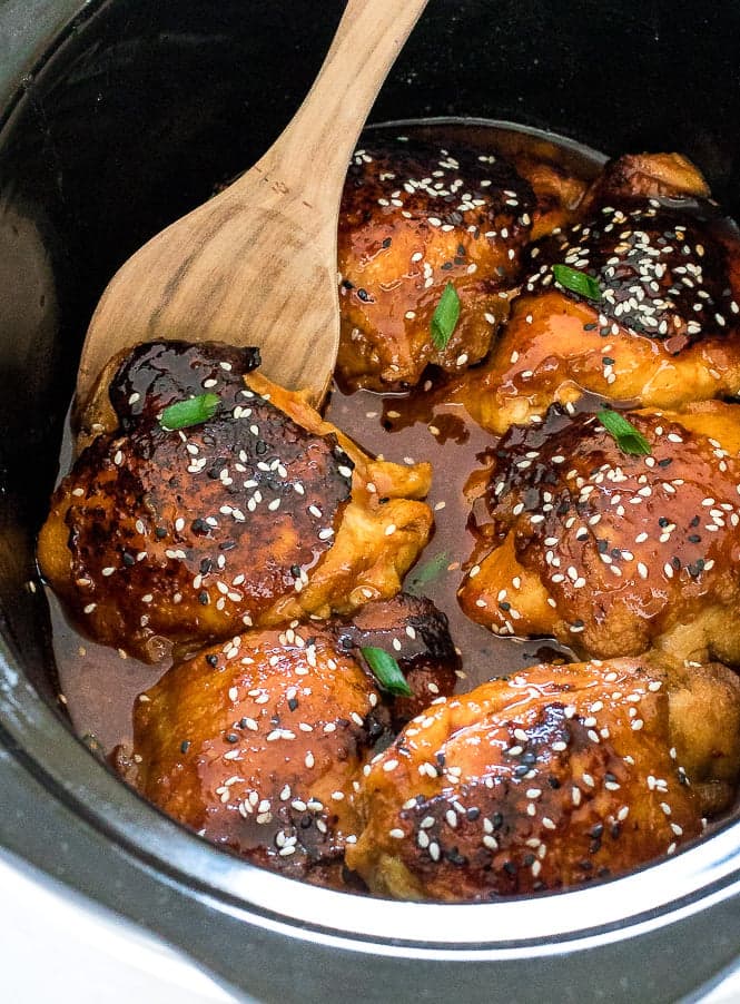 Slow Cooker Honey Sriracha Chicken