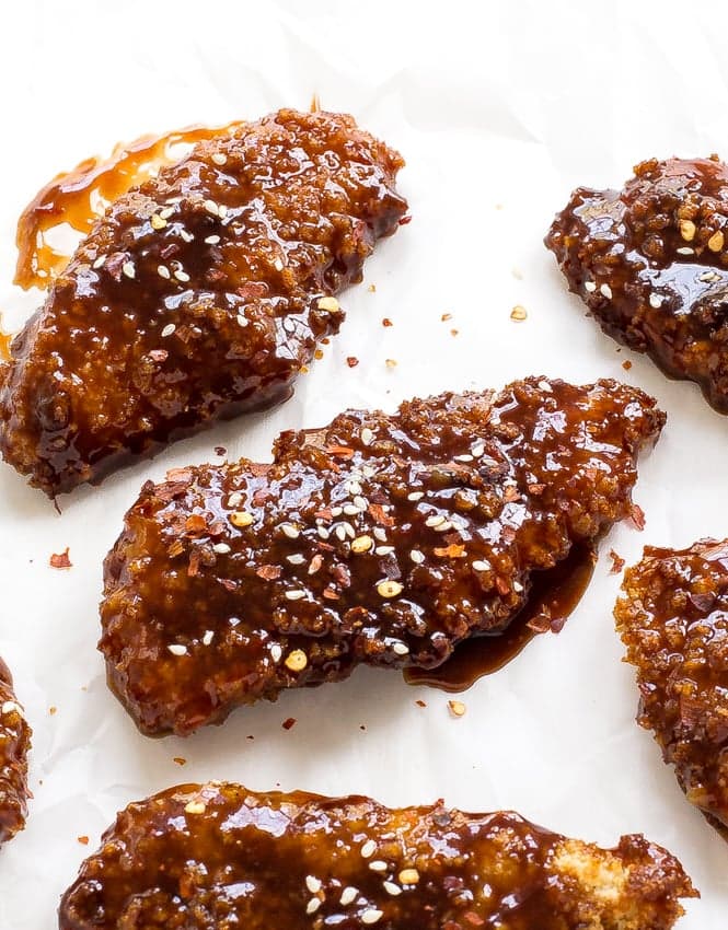 Sweet and Spicy Asian Chicken Tenders