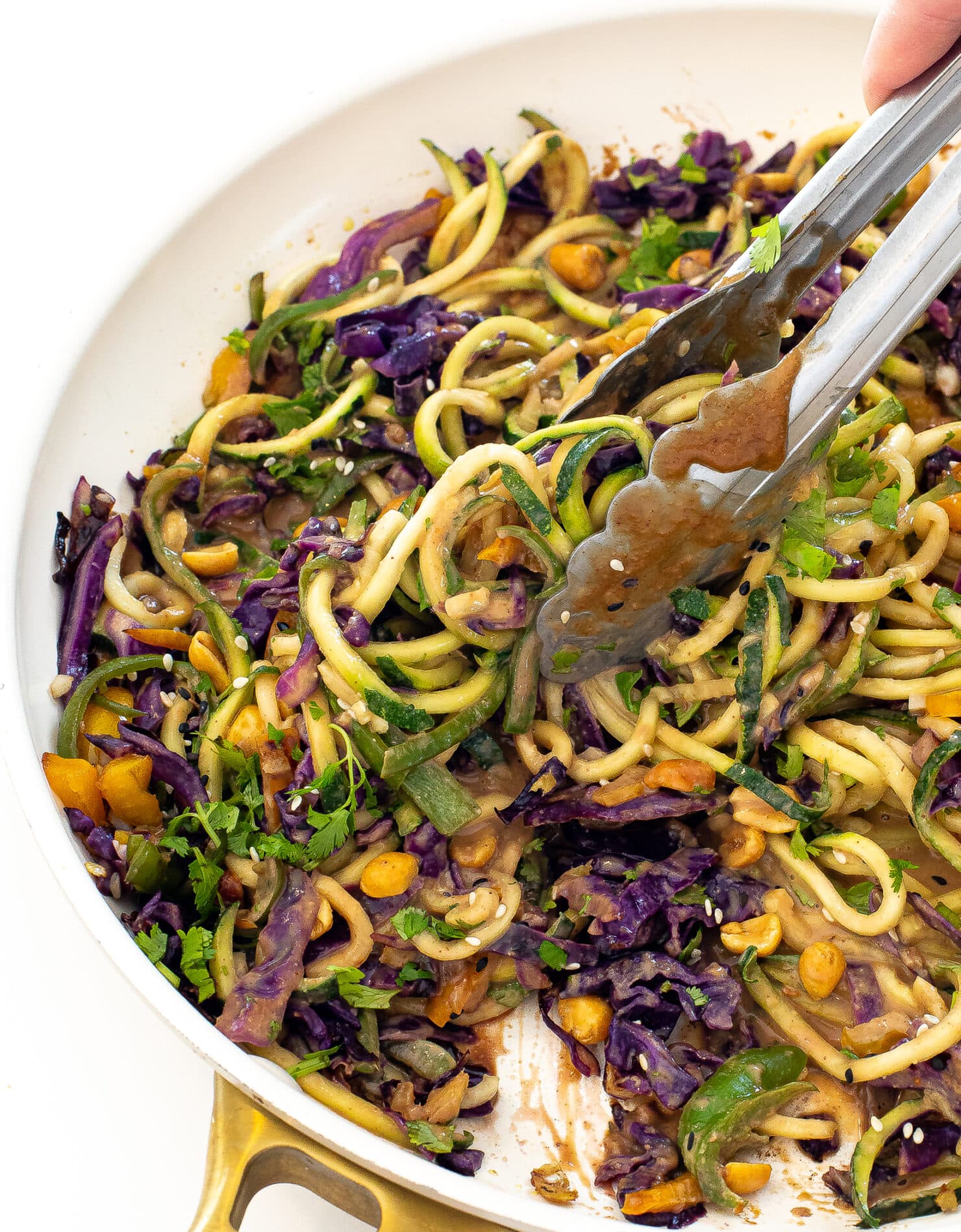 Thai Peanut Zucchini Noodles