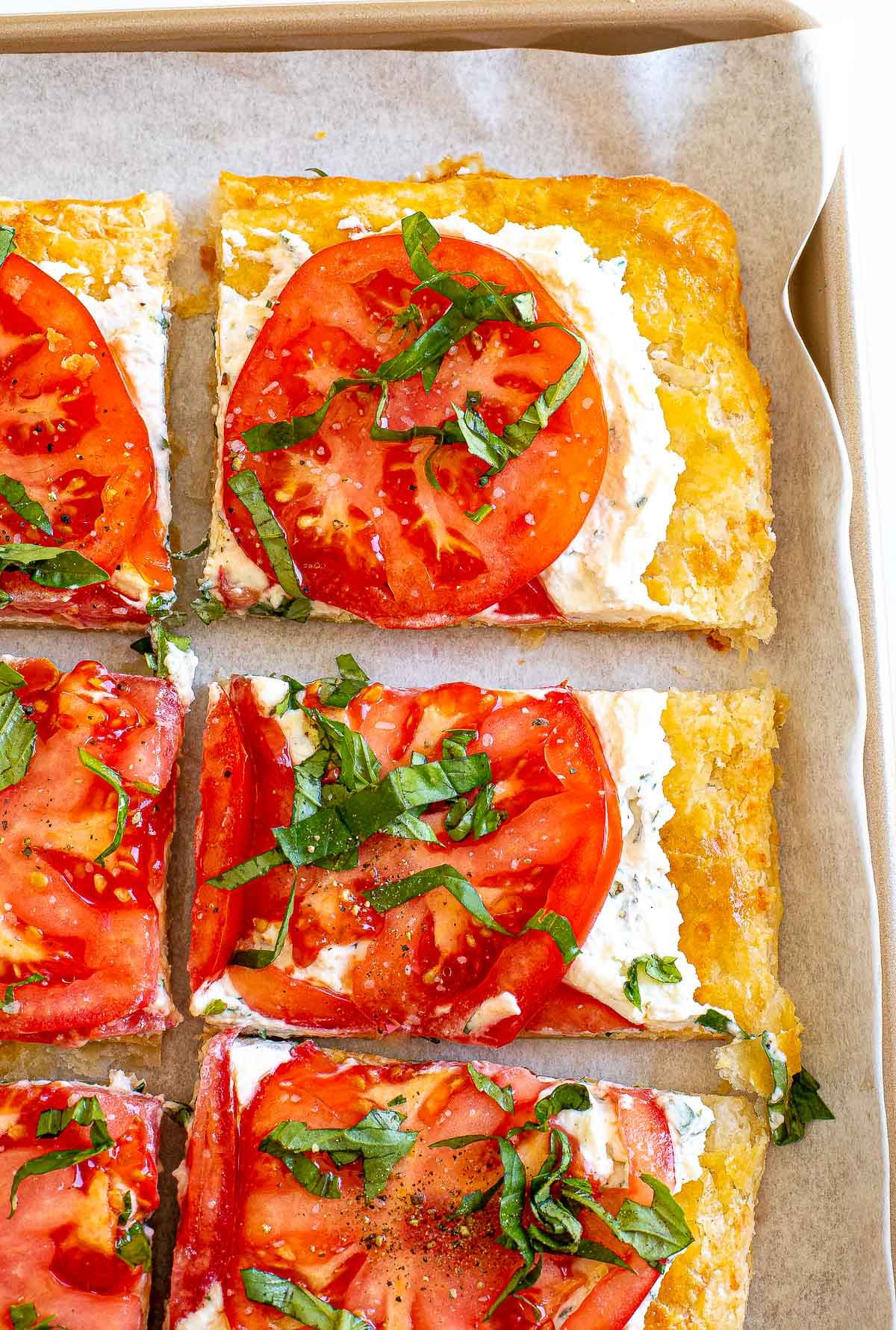 Heirloom Tomato Ricotta Tart
