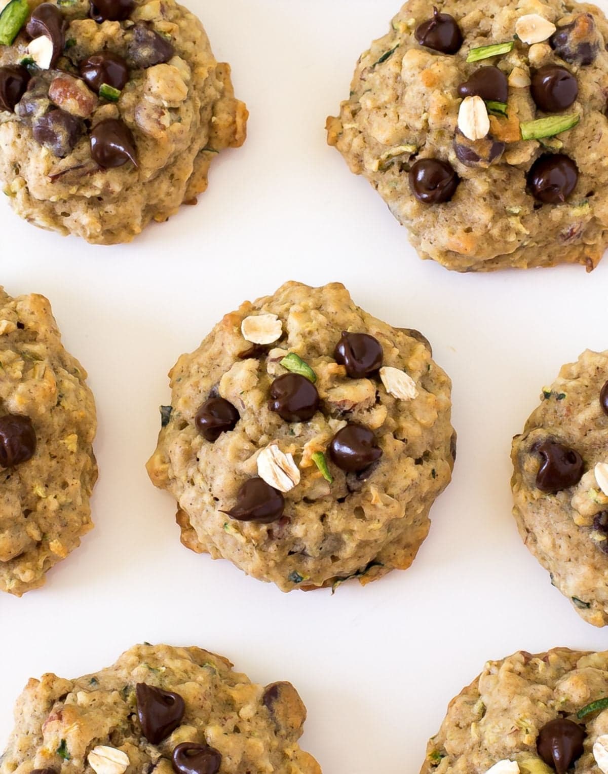 Zucchini Chocolate Chip Cookies