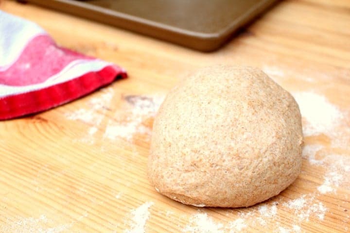 Whole Wheat Grilled Pizza Crust