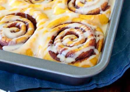 Pumpkin Cinnamon Rolls - Two Ways