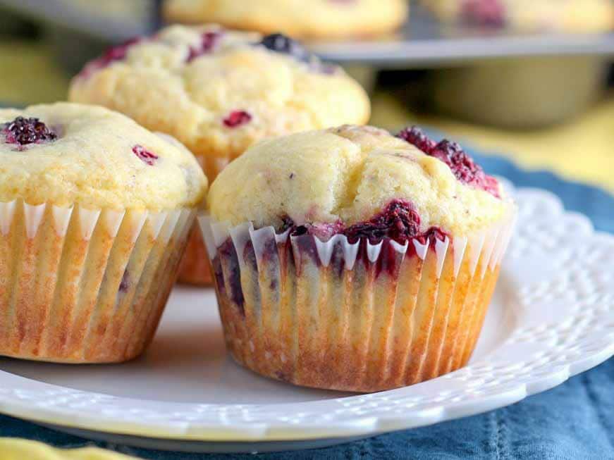 Lemon Berry Muffins Recipe