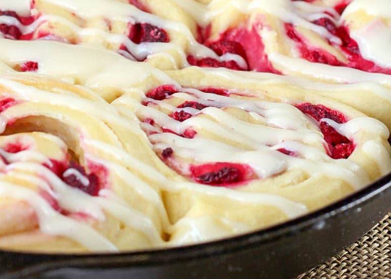 Raspberry Sweet Rolls