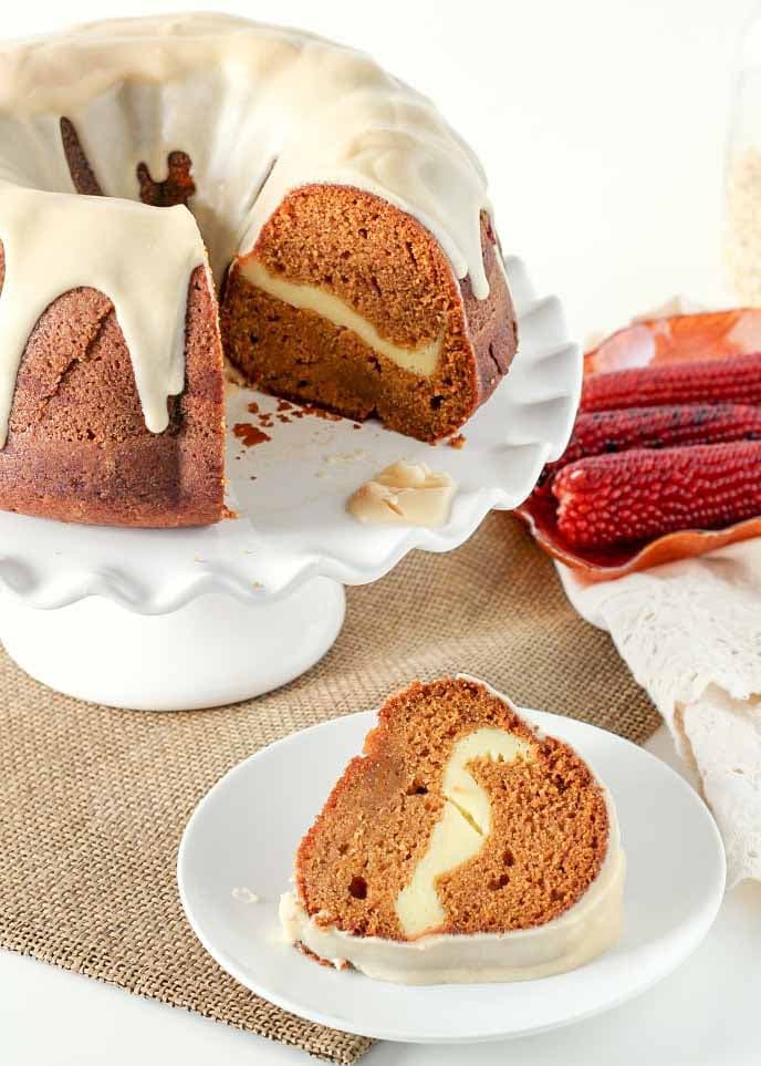 Cream Cheese Pumpkin Bundt Cake