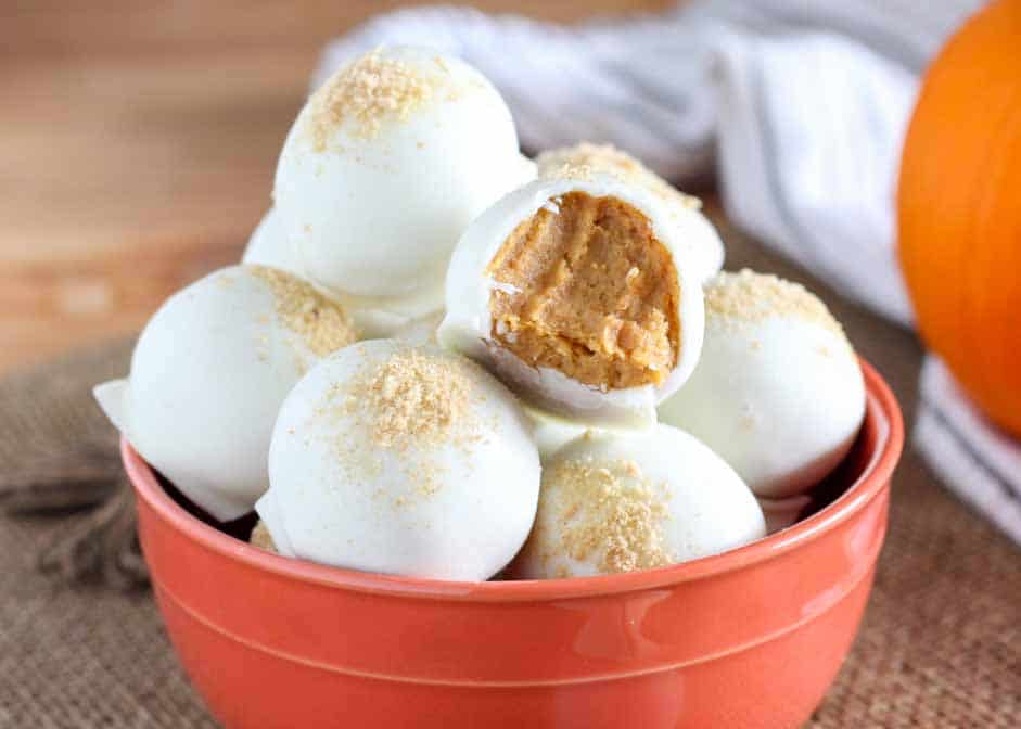 Pumpkin Pie Truffles