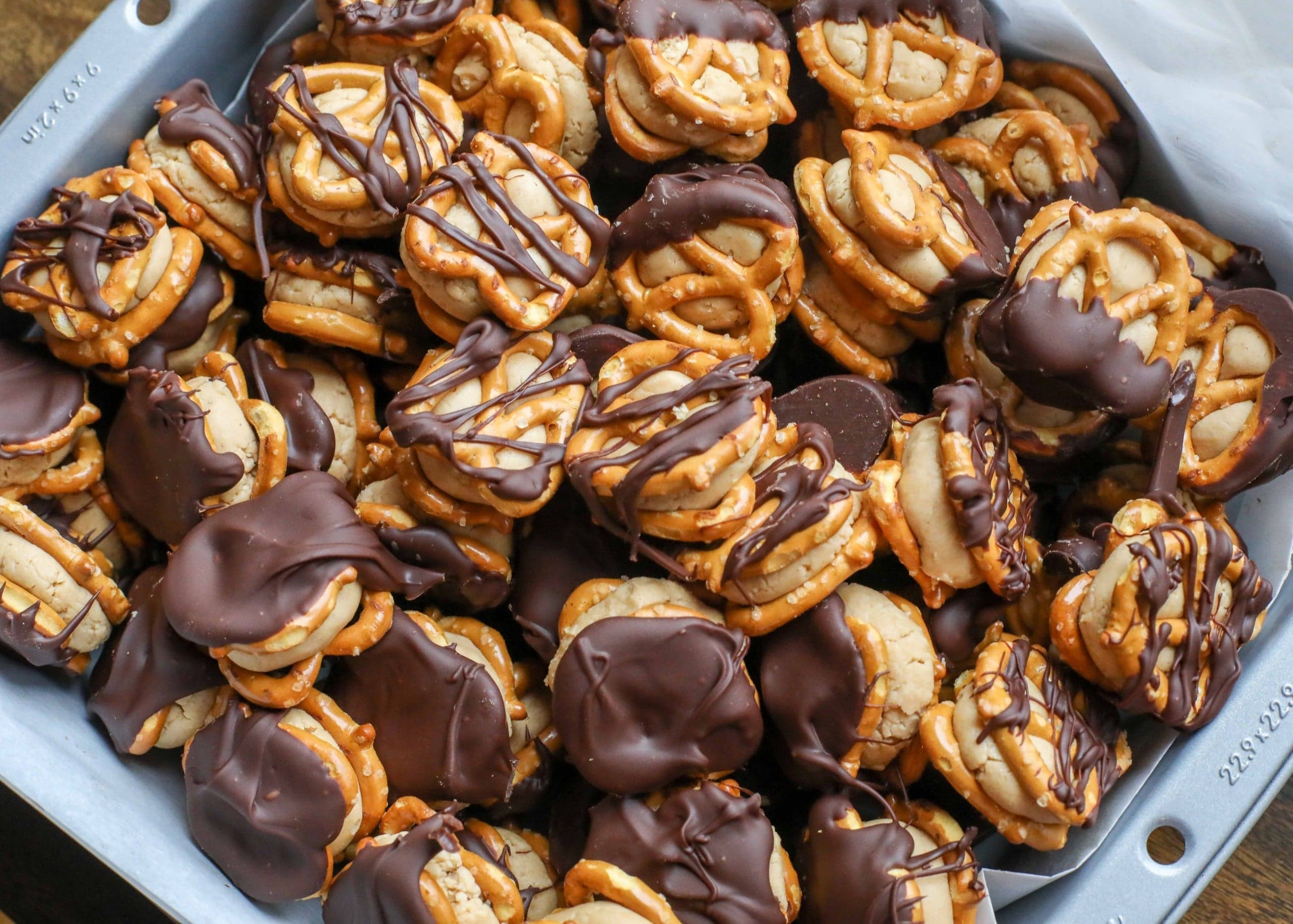 Peanut Butter Pretzel Buckeyes